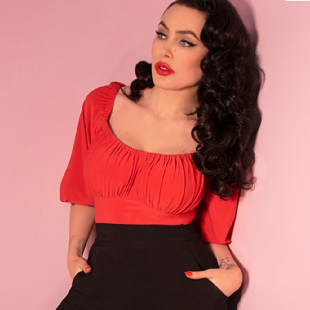 Coral Vacation Blouse